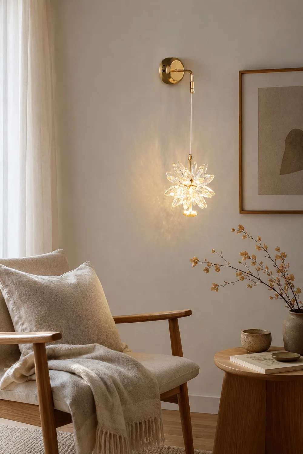 Glam Flower Wall Lamp - Lumpaz