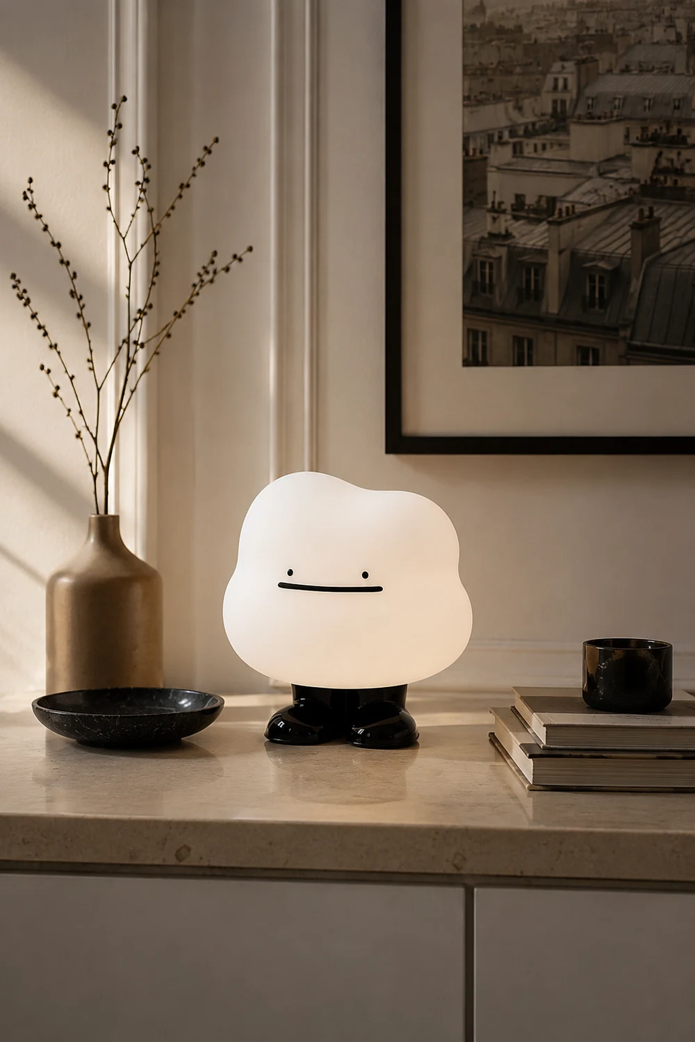 Cloud Night Built-in Battery Table Lamp - Lumpaz