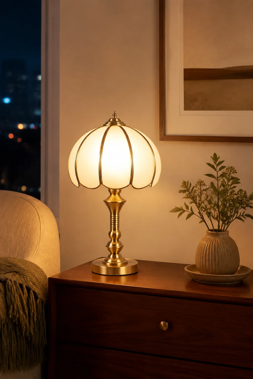 Tomyeus Brass Table Lamp - Lumpaz