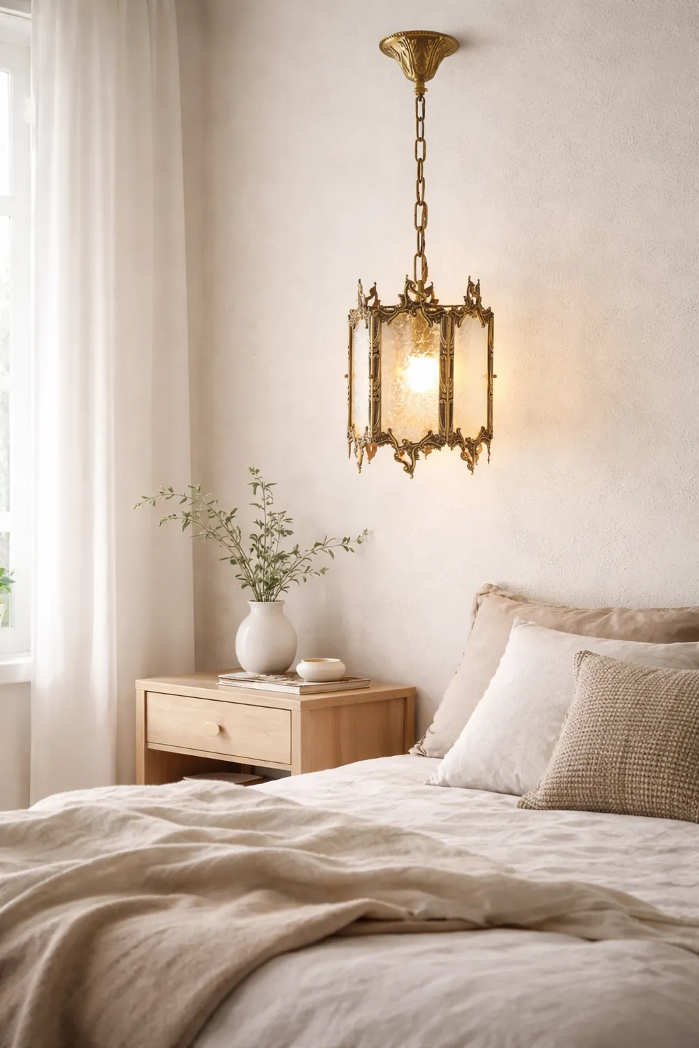 Gorgeous Brass Lantern Pendant Lamp - Lumpaz