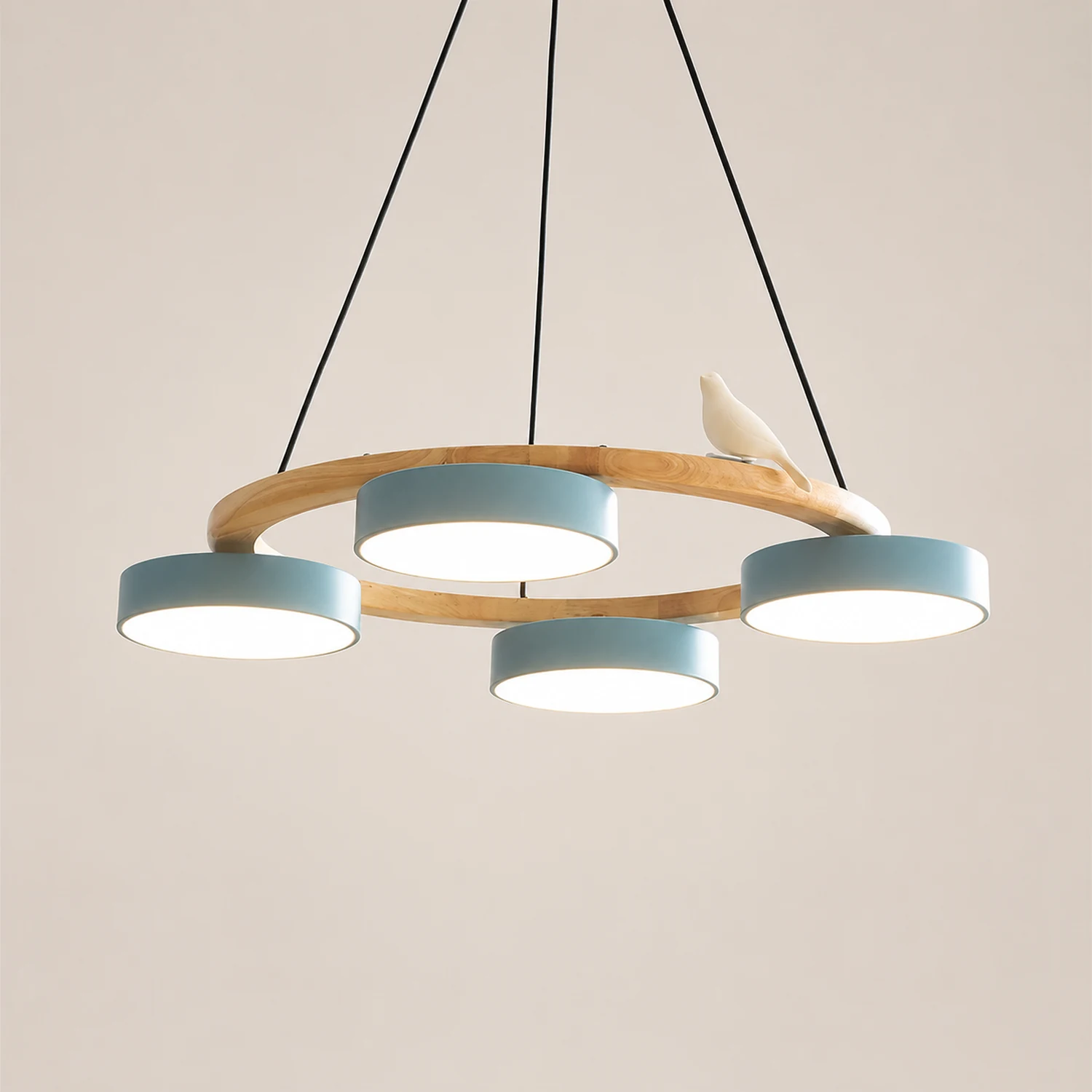 Sienna Bird Round Chandelier - Lumpaz