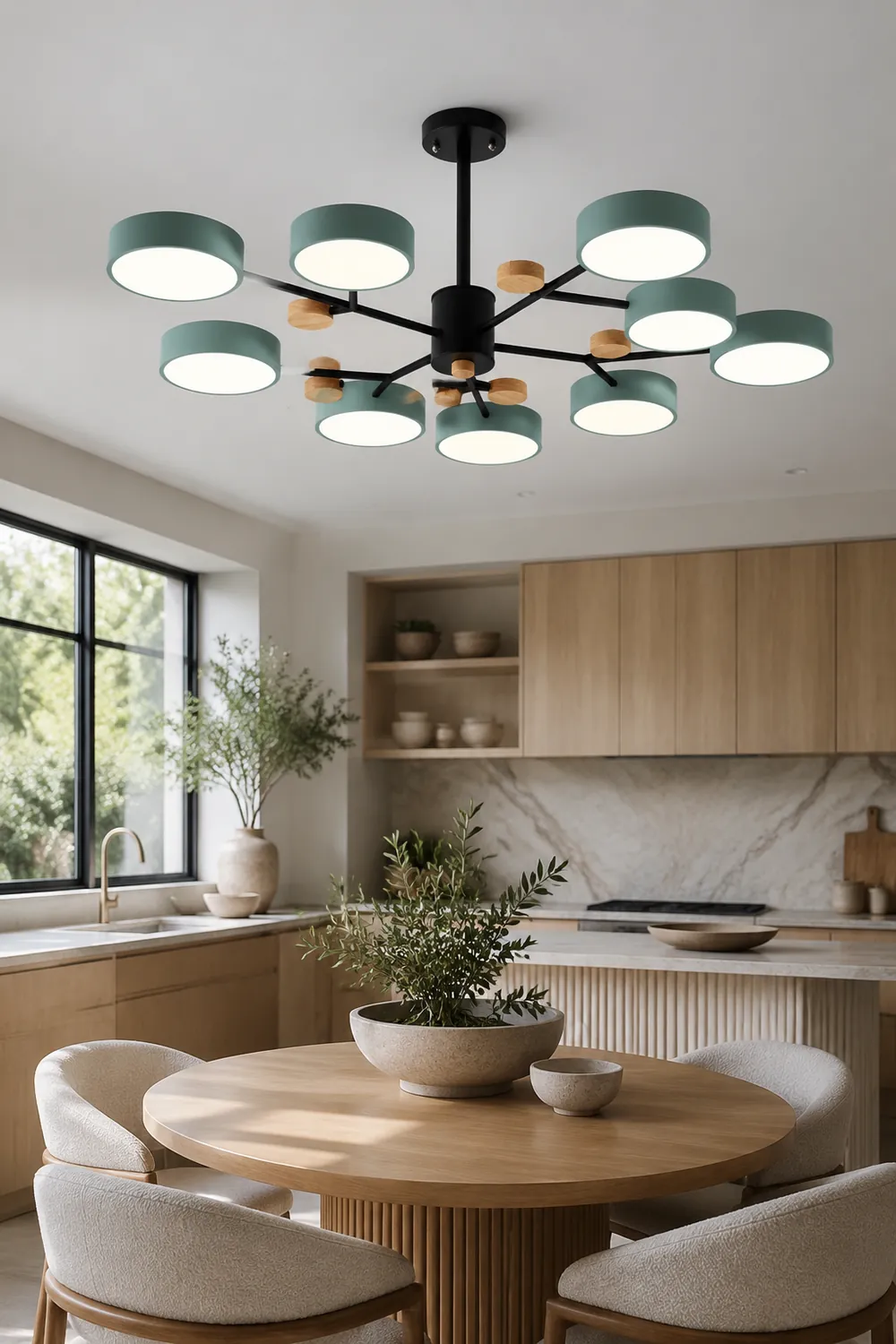 Contemporary Acrylic LED Hanging Pendant Light - Lumpaz