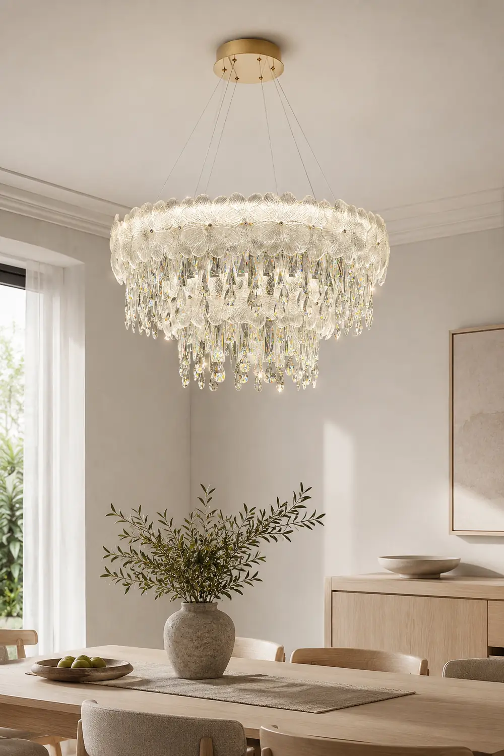 Atlas Crystal Chandelier - Lumpaz