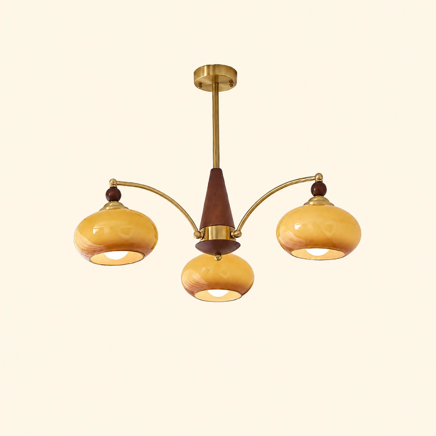 Tillary Wood Chandelier - Lumpaz