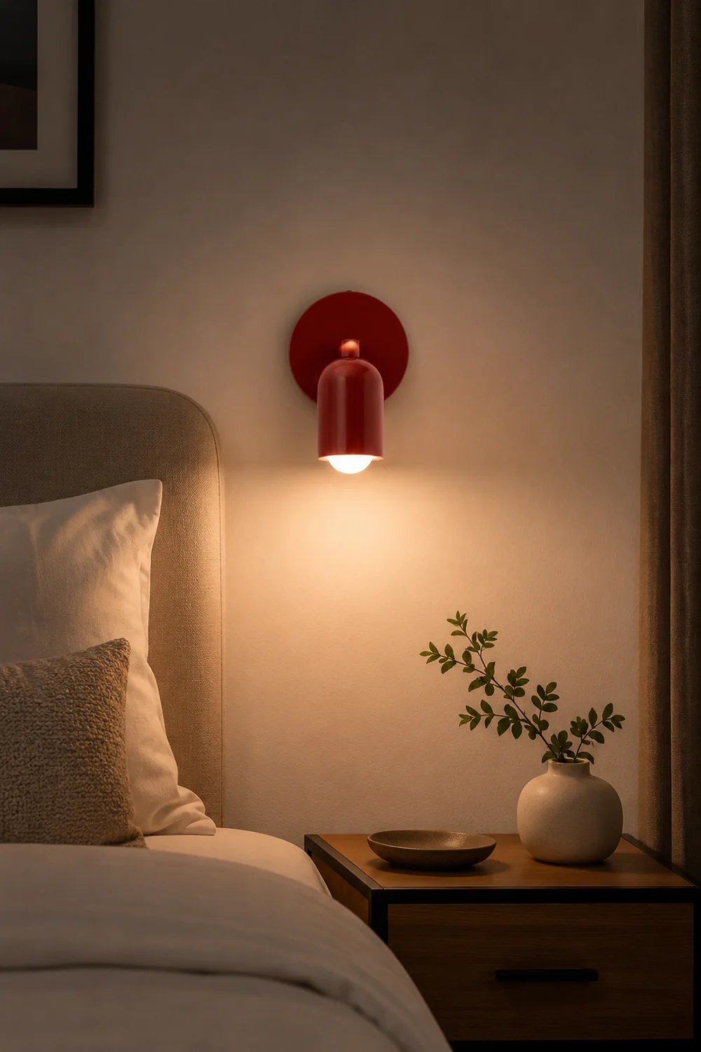 Simple Modern Small Stained Wall Sconce - Lumpaz
