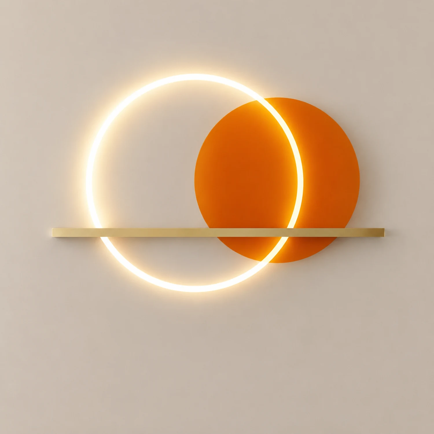 Round Cut Wall Lamp - Lumpaz