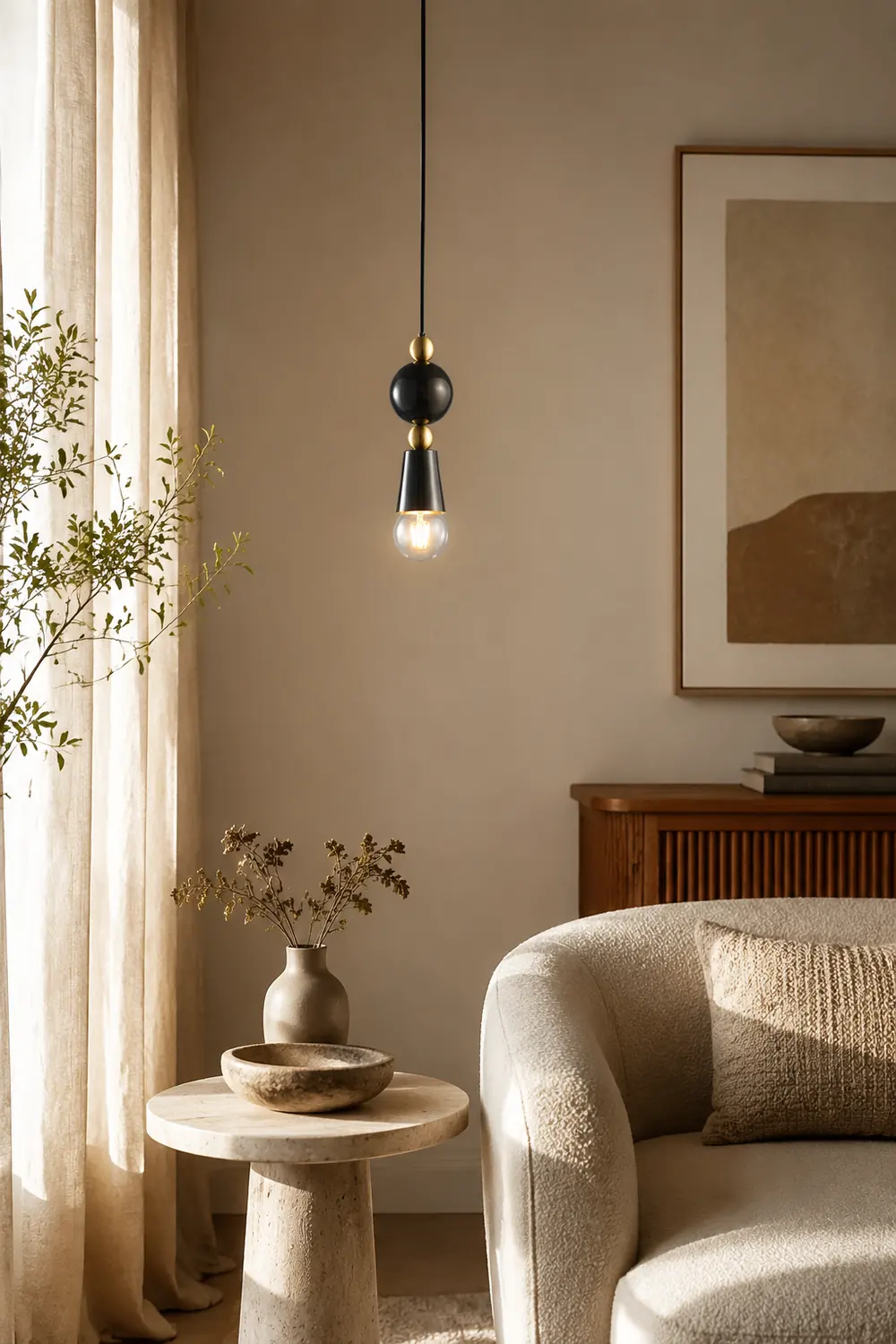 Spindle Pendant Lamp - Lumpaz