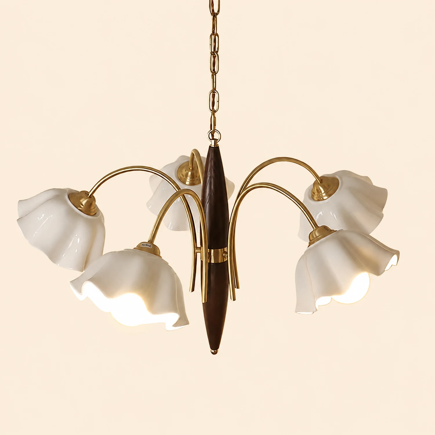 Olina Flower Ceramics Chandelier - Lumpaz