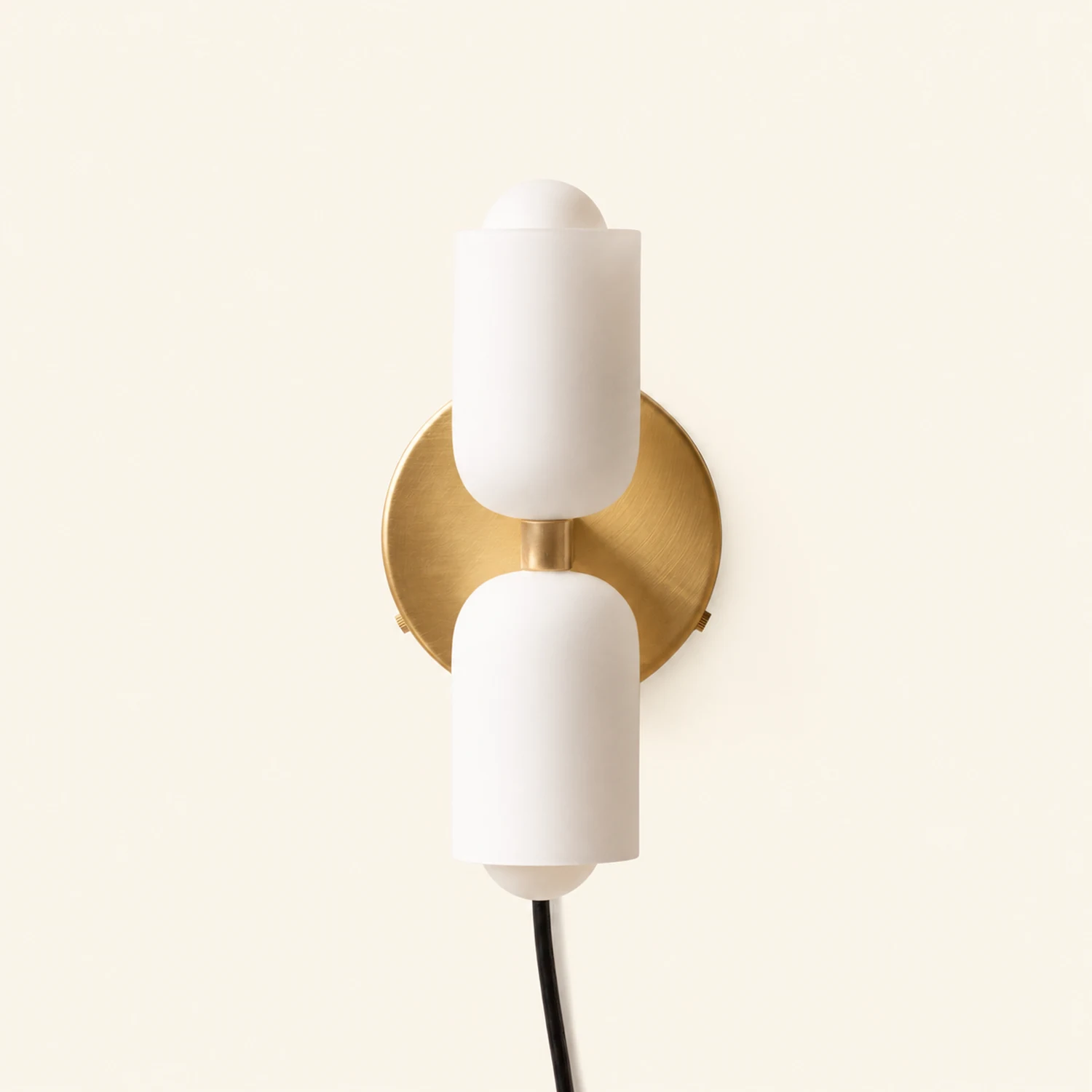 Creamy Double Head Plug-in Wall Light - Lumpaz