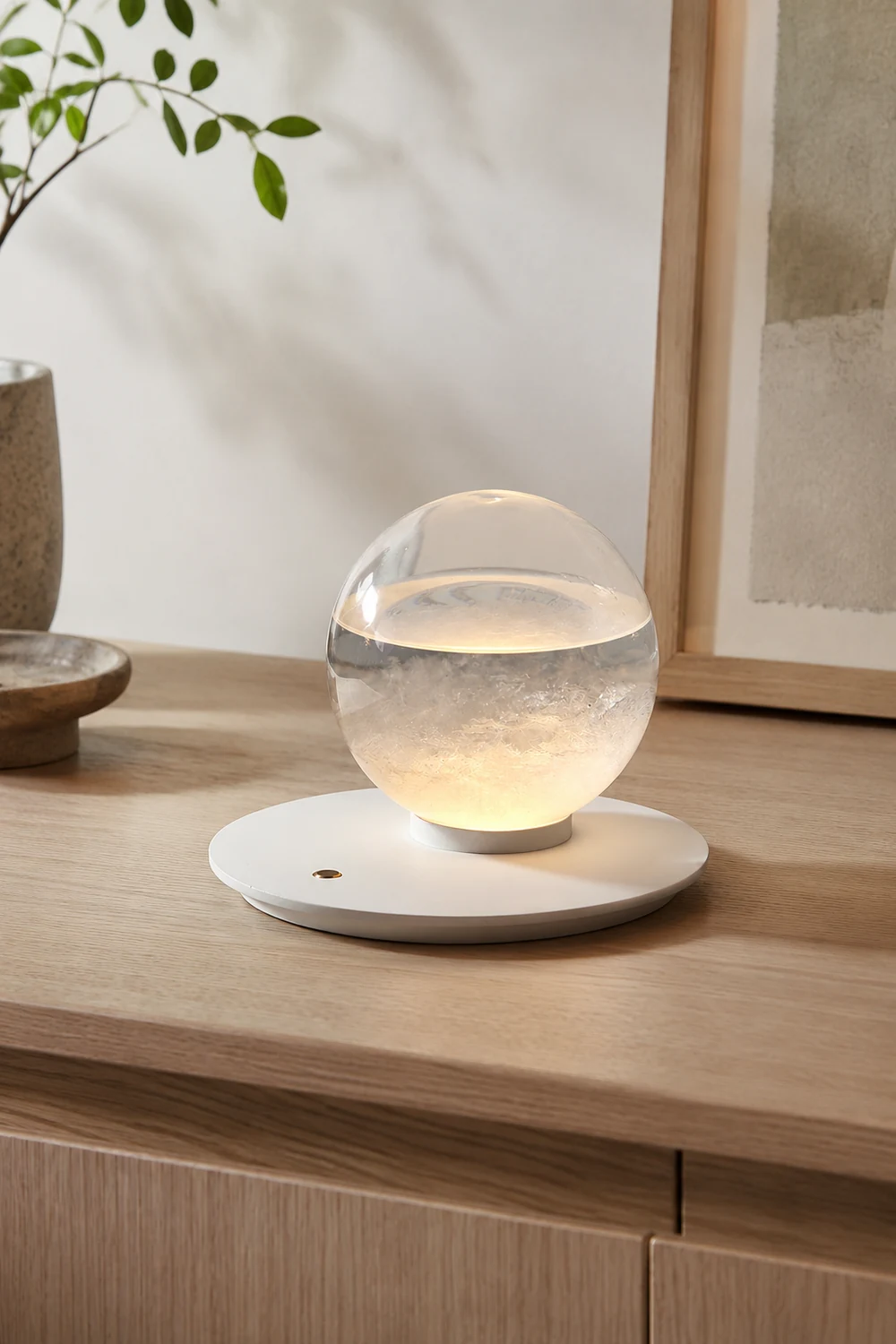 Storm Bottle Built-in Battery Table Lamp - Lumpaz
