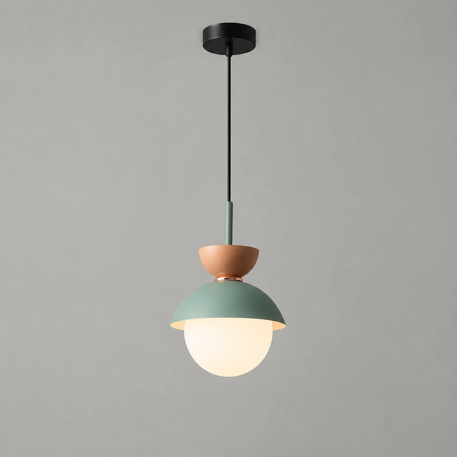 Macaroon Double Heads Metal Pendant Light - Lumpaz