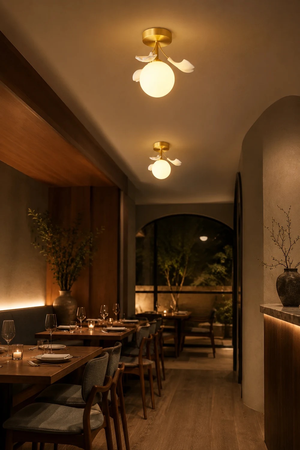 Allanie Gingko Ceiling Lamp - Lumpaz