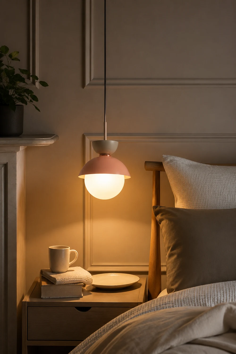 Macaroon Double Heads Metal Pendant Light - Lumpaz