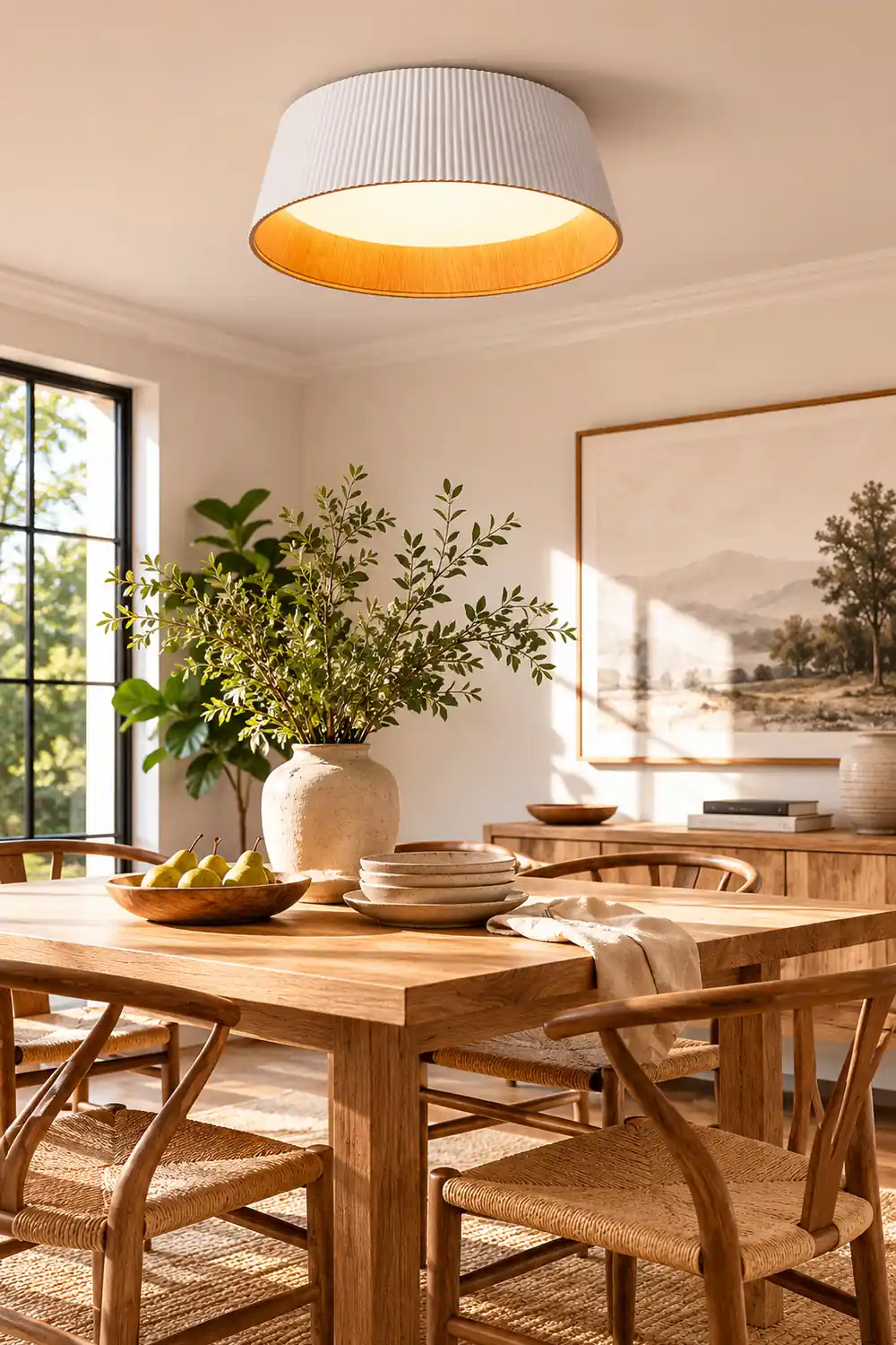Nordic Resin Conical Ceiling Light - Lumpaz