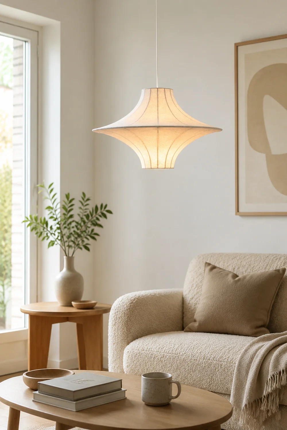 Lokki Silk Pendant Lamp - Lumpaz