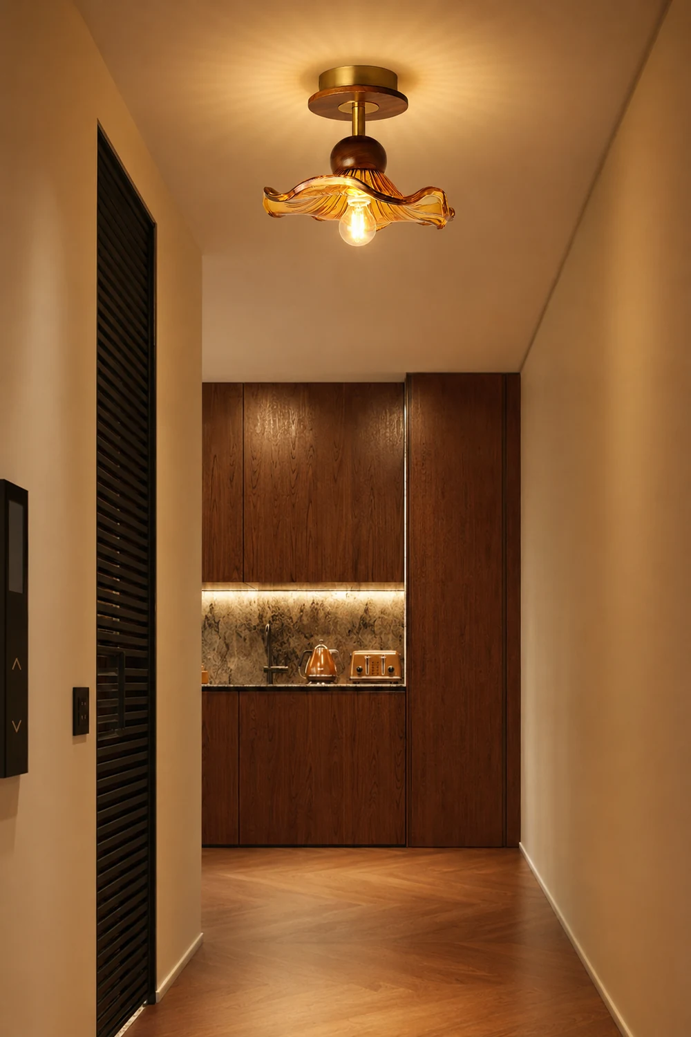 Kapok Wood Ceiling Light - Lumpaz