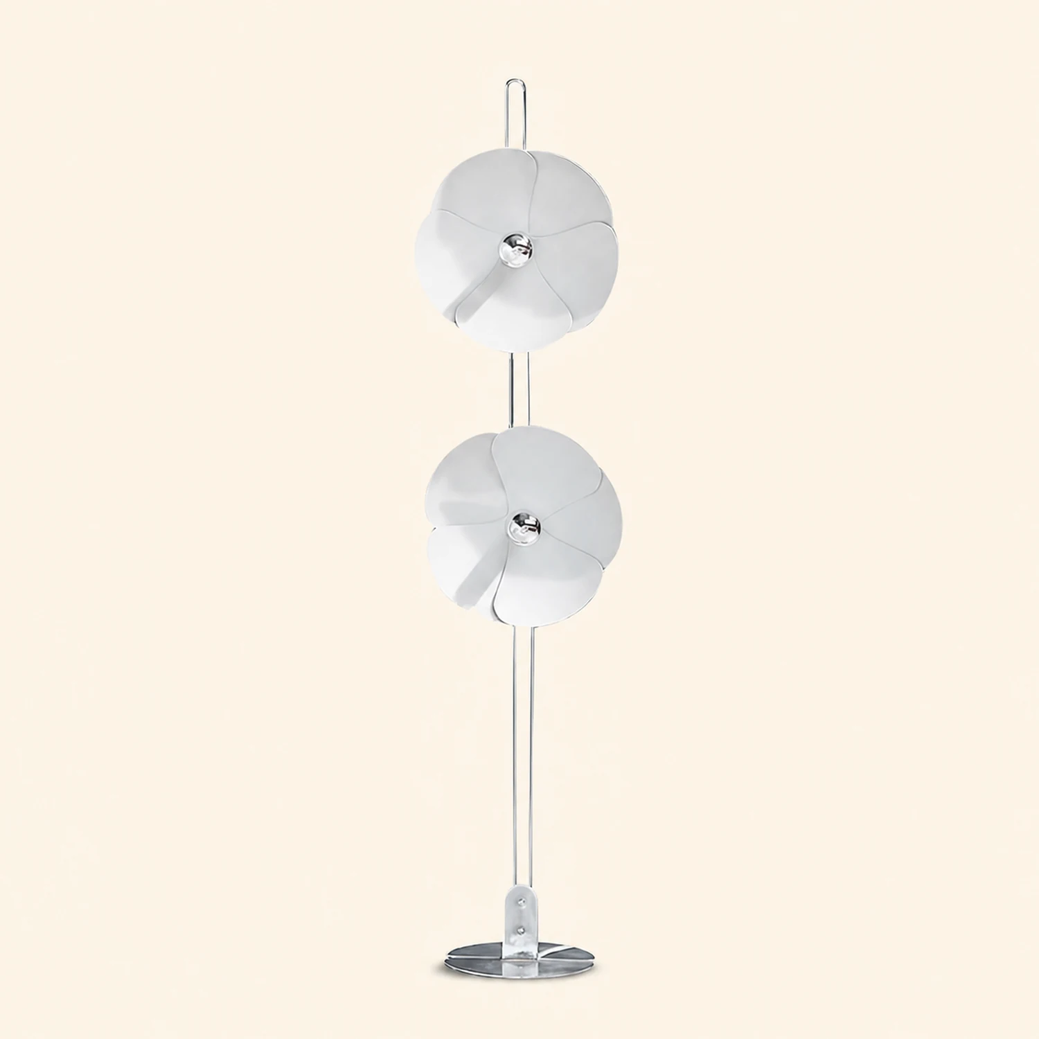 Flower Silver Floor Lamp - Lumpaz