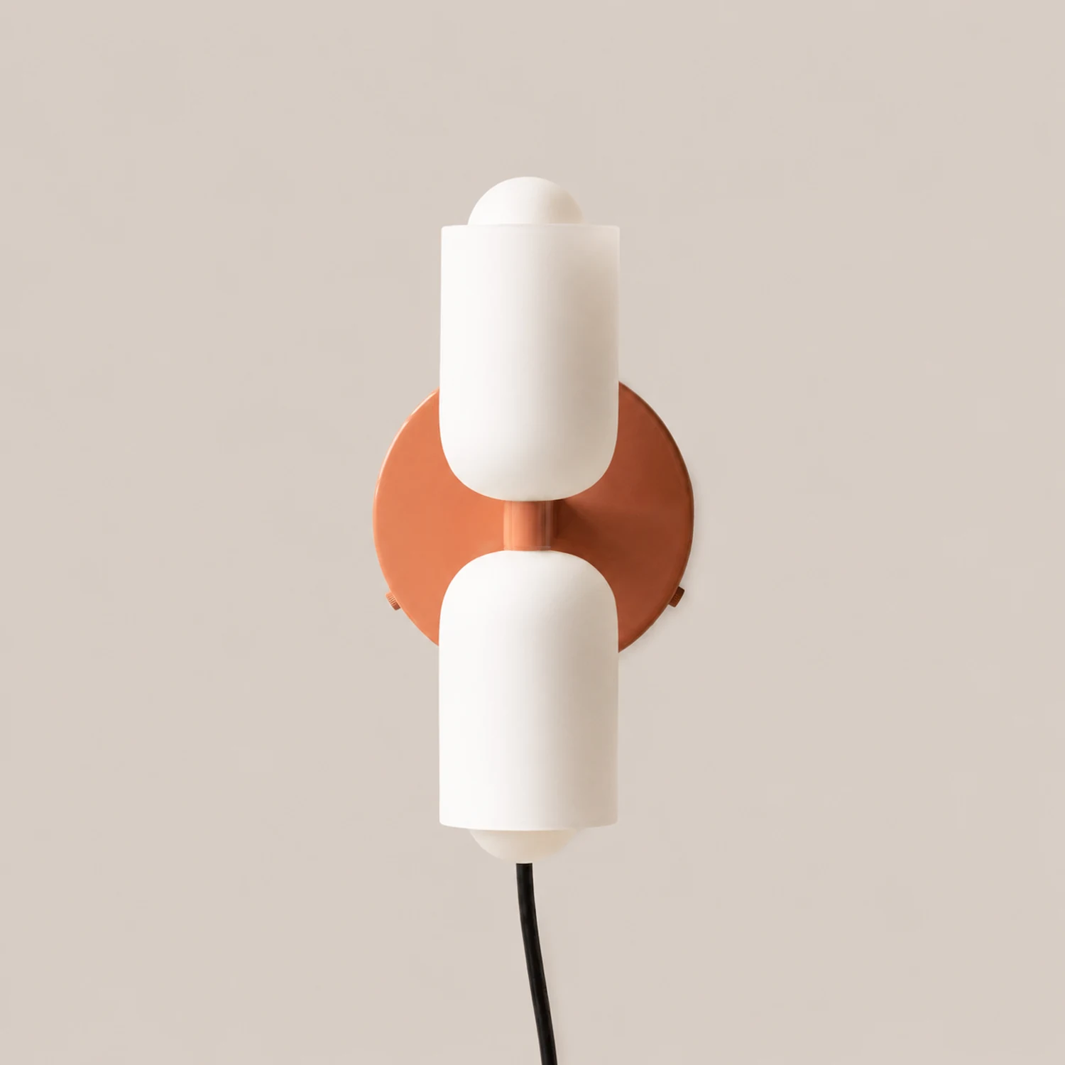 Creamy Double Head Plug-in Wall Light - Lumpaz