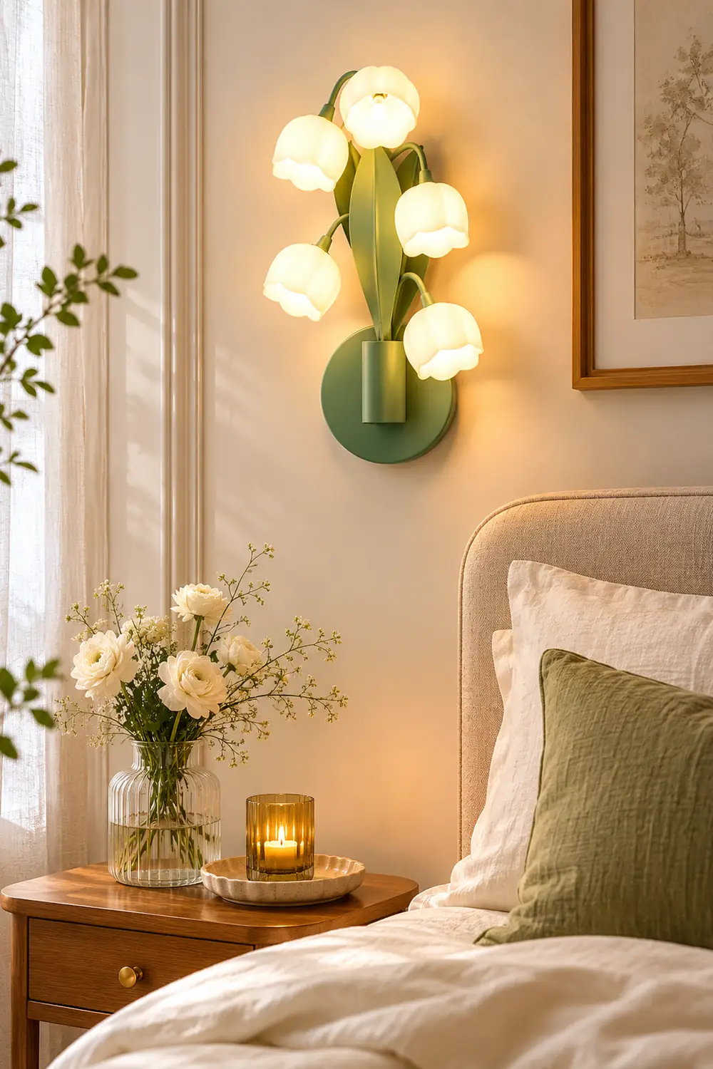 Bell Orchid Wall Lamp - Lumpaz