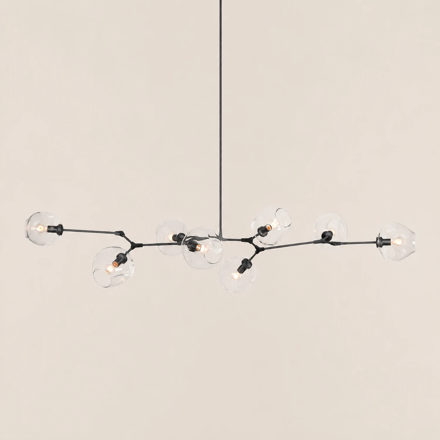 Perry Globe Horizontal Chandelier - Lumpaz
