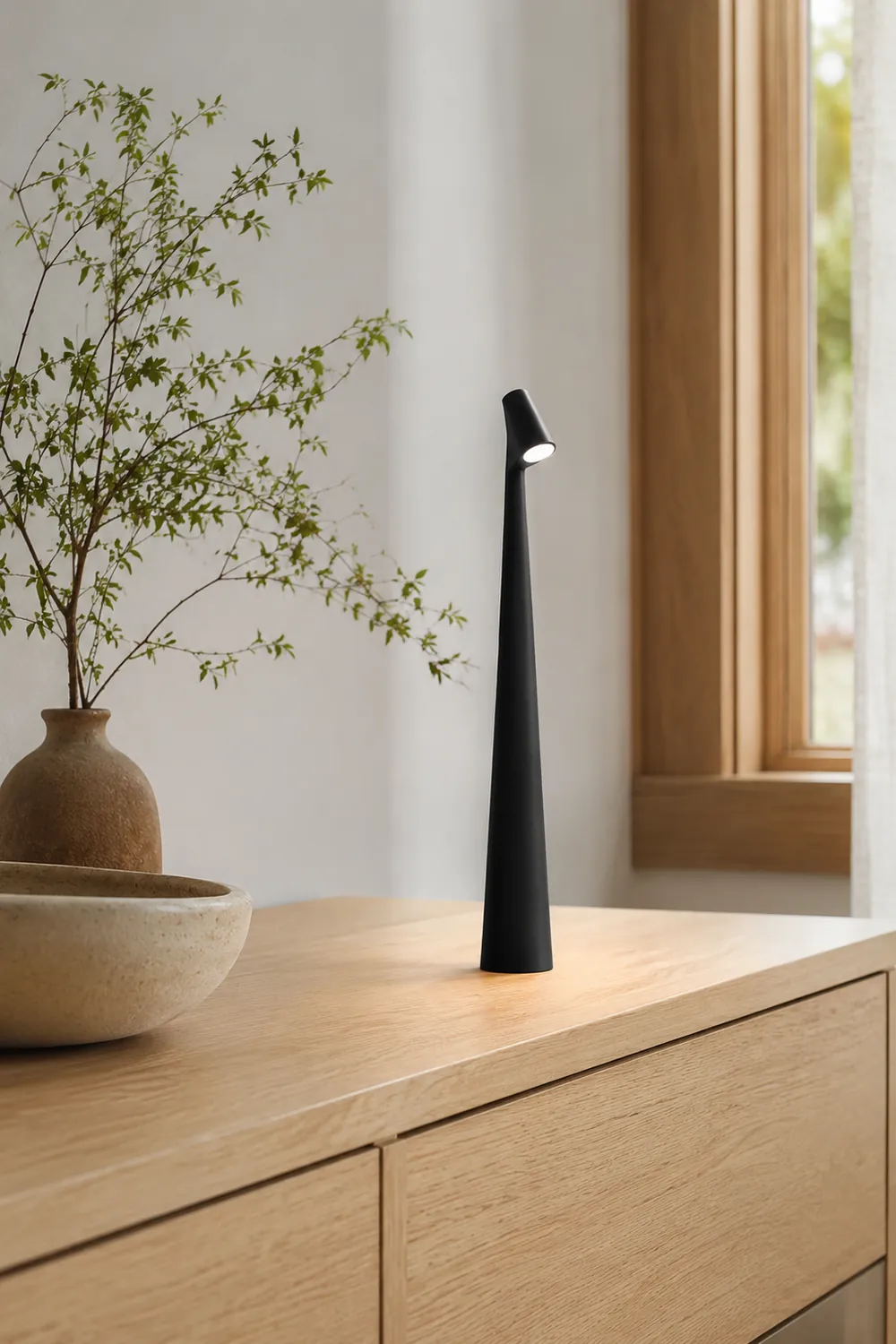Africa Built-in Battery Table Lamp - Lumpaz