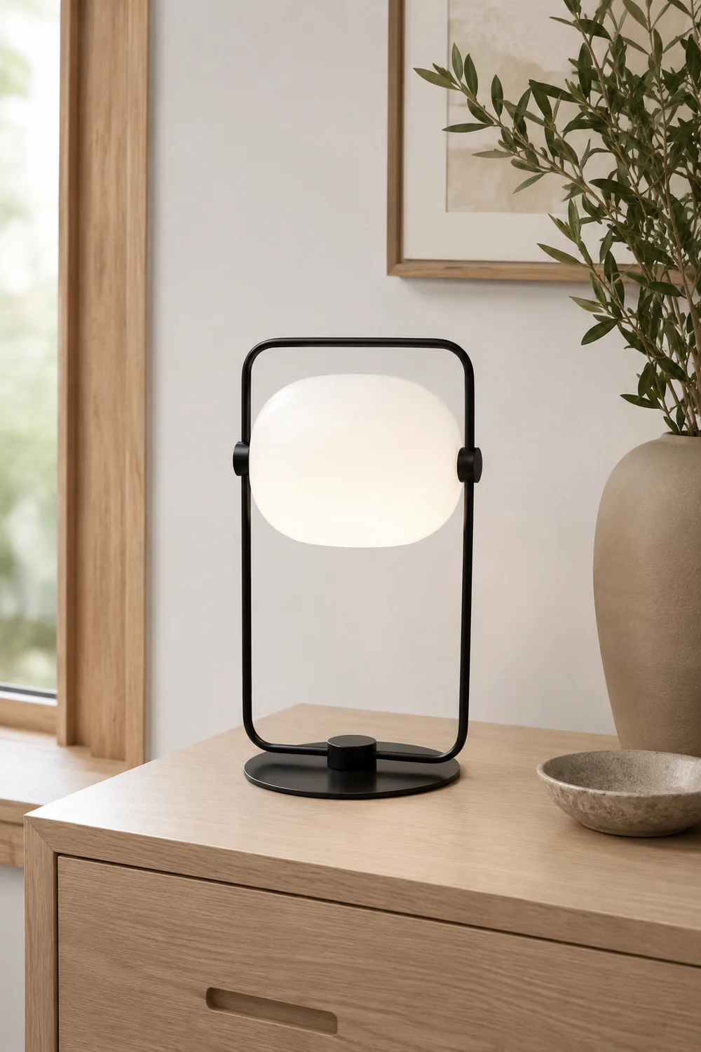Black Galet Table Lamp - Lumpaz