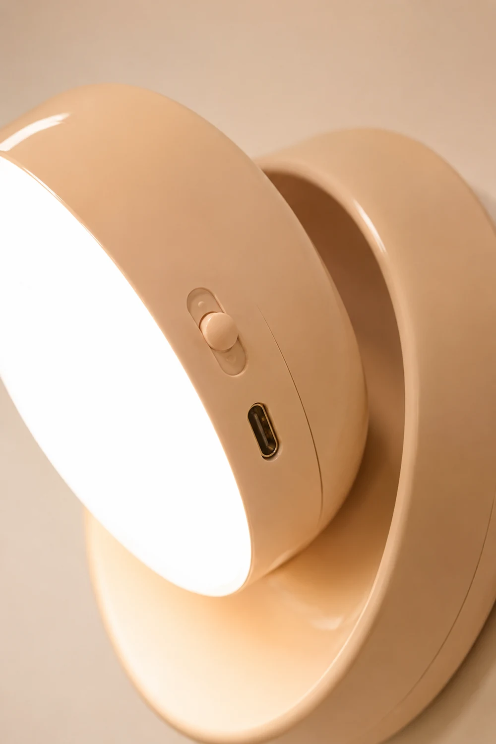 Mini Chargeable White LED Wall Light - Lumpaz