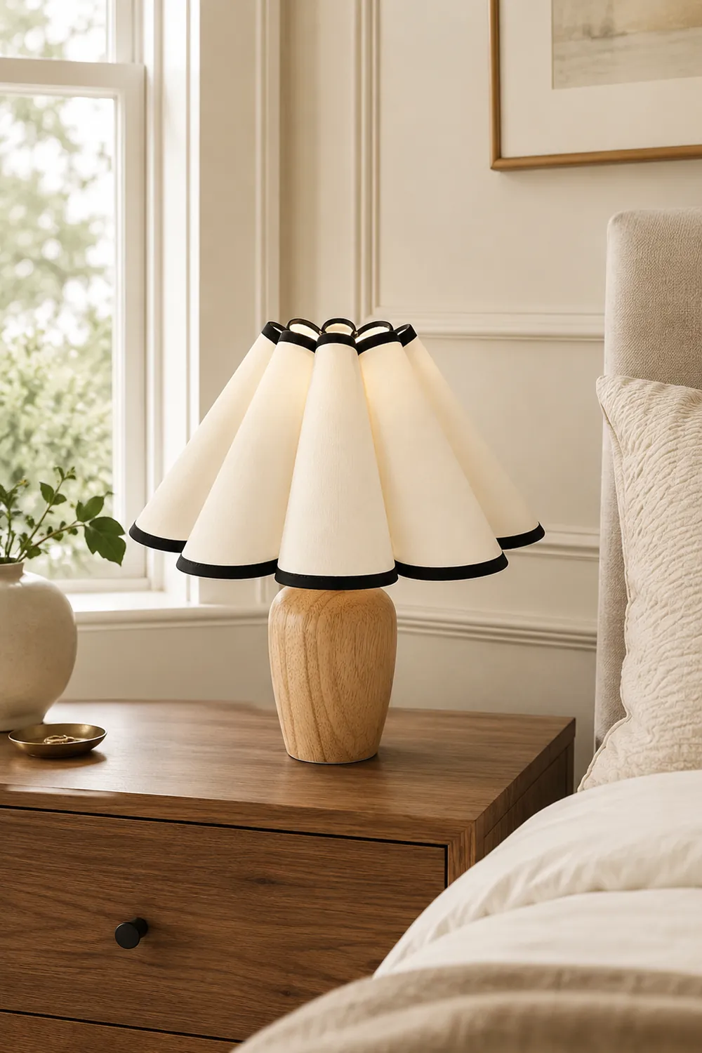 Vintage Fluted Table Lamp - Lumpaz