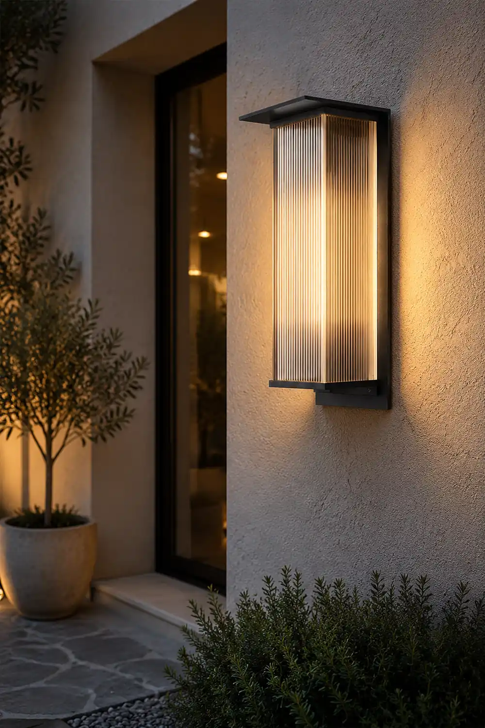 Oleron Box Outdoor Wall Lamp - Lumpaz