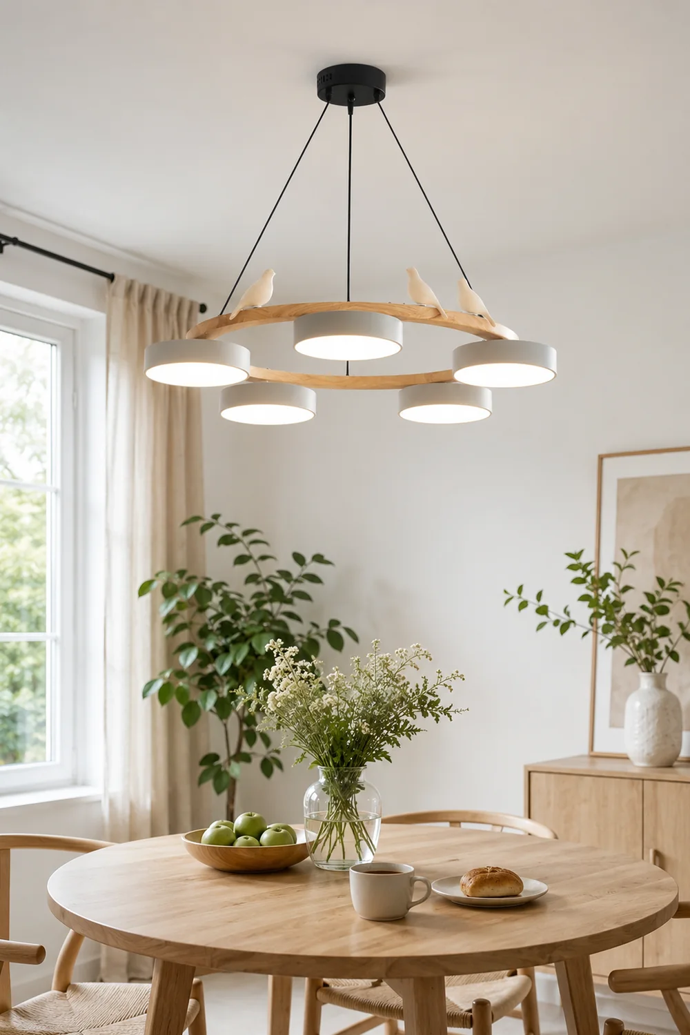 Sienna Bird Round Chandelier - Lumpaz