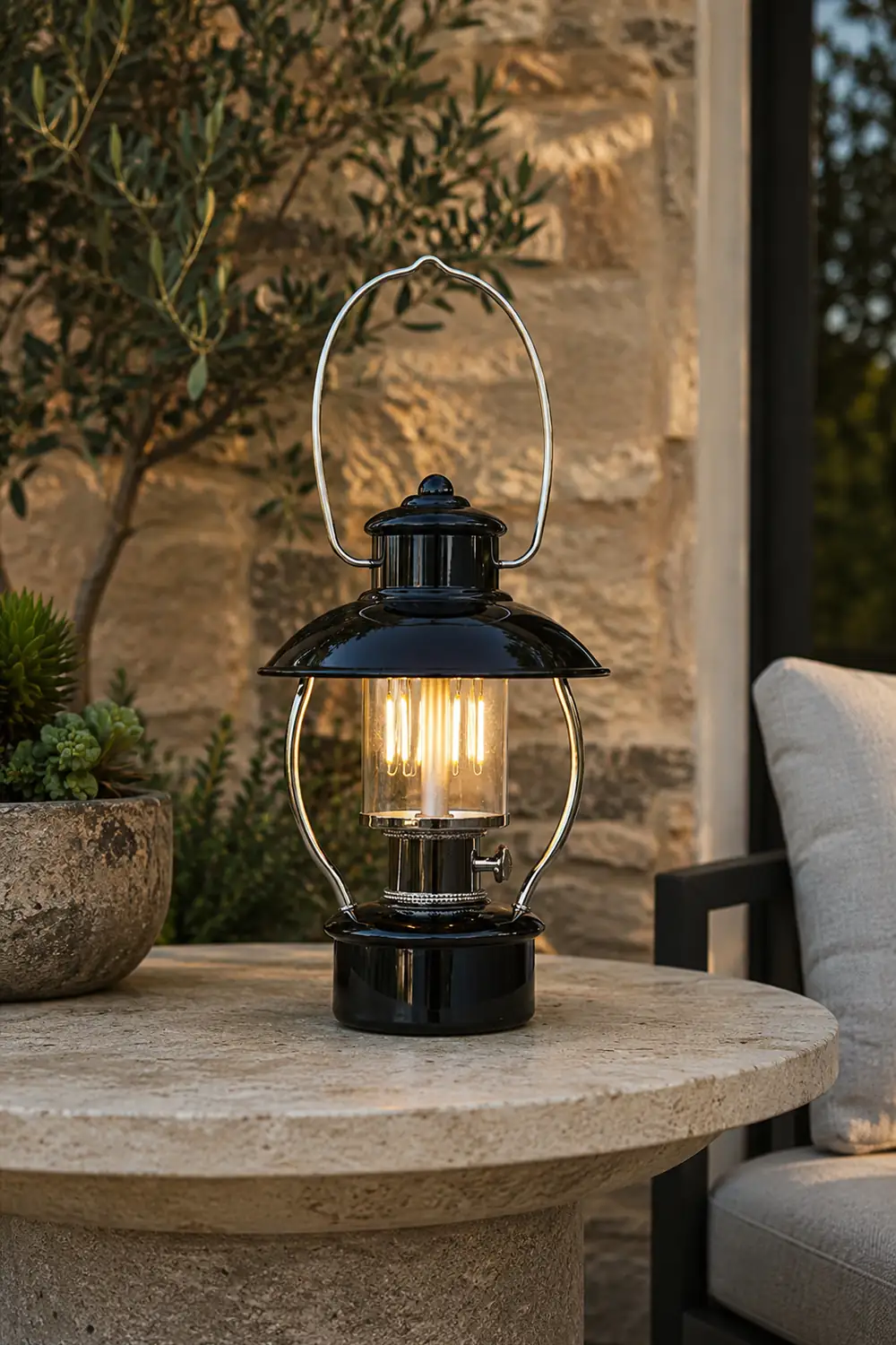 N80 Lantern Outdoor Table Lamp - Lumpaz