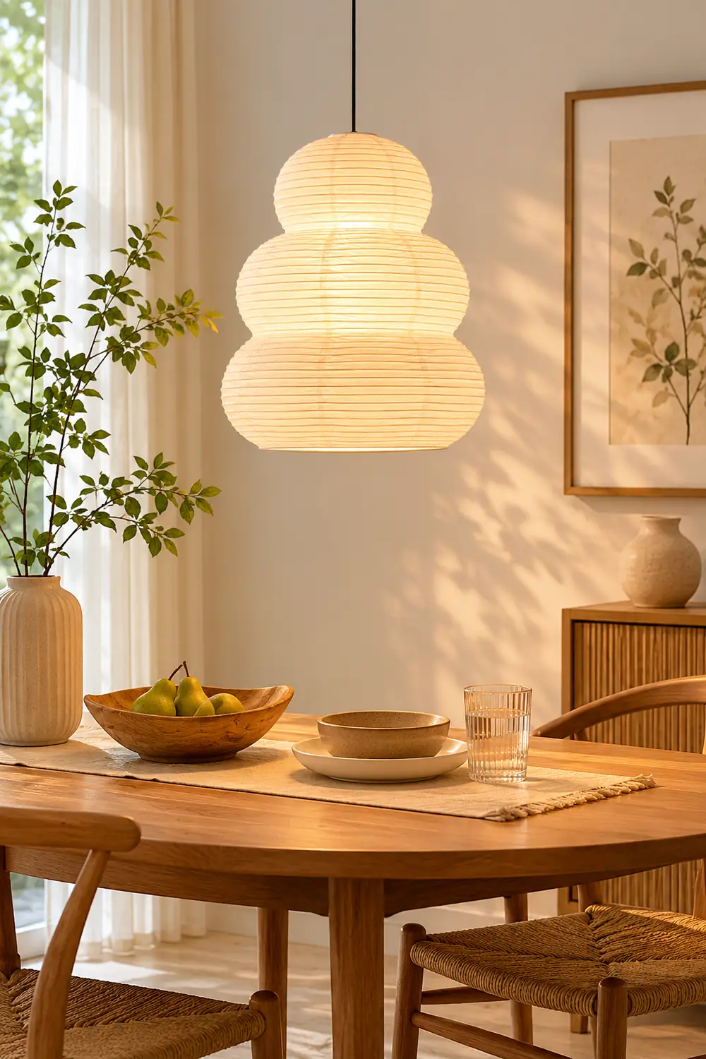 Washi 24N Pendant Light - Lumpaz