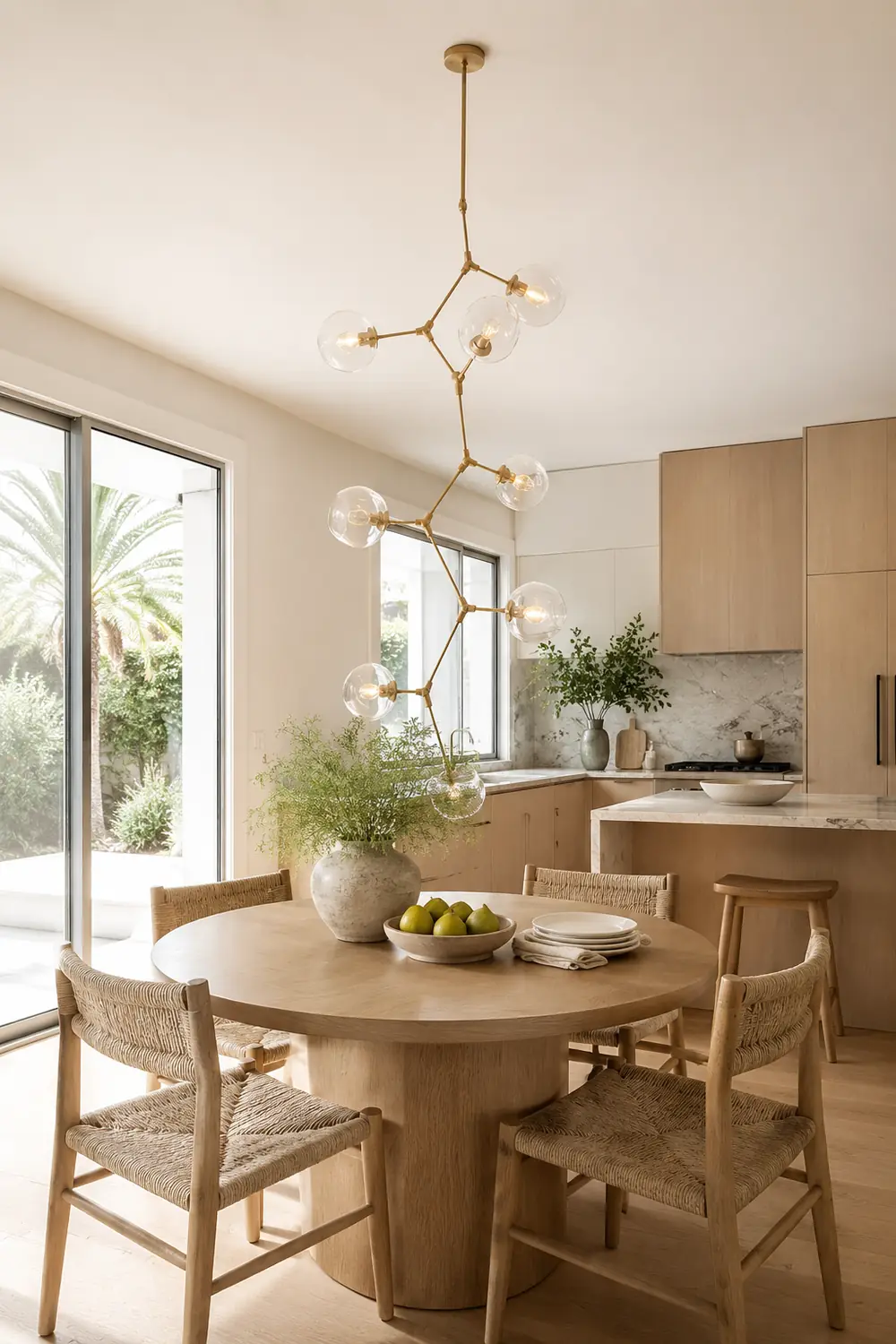 Perry Globe Vertical Chandelier - Lumpaz