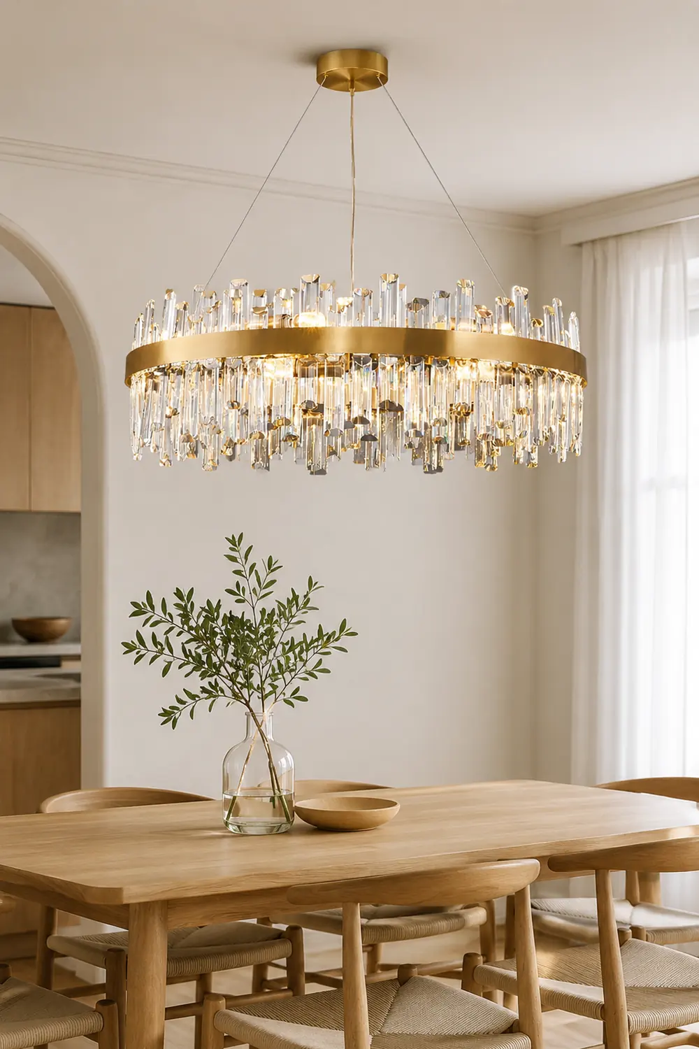 Crystal Statement Chandelier - Lumpaz