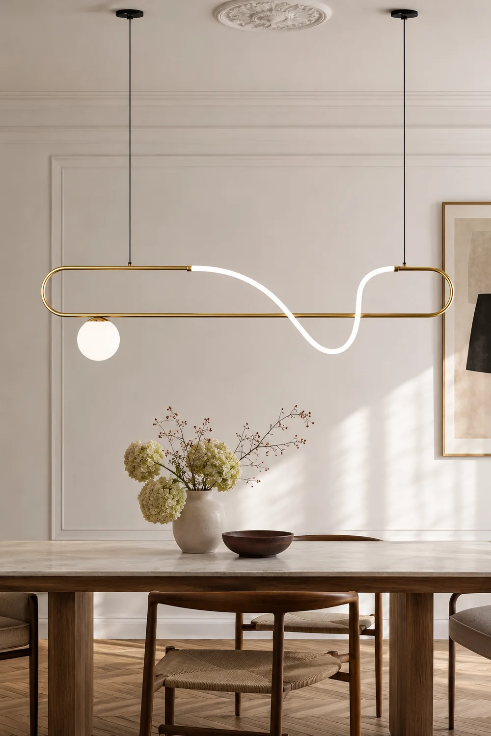 Kulgony Linear Chandelier - Lumpaz