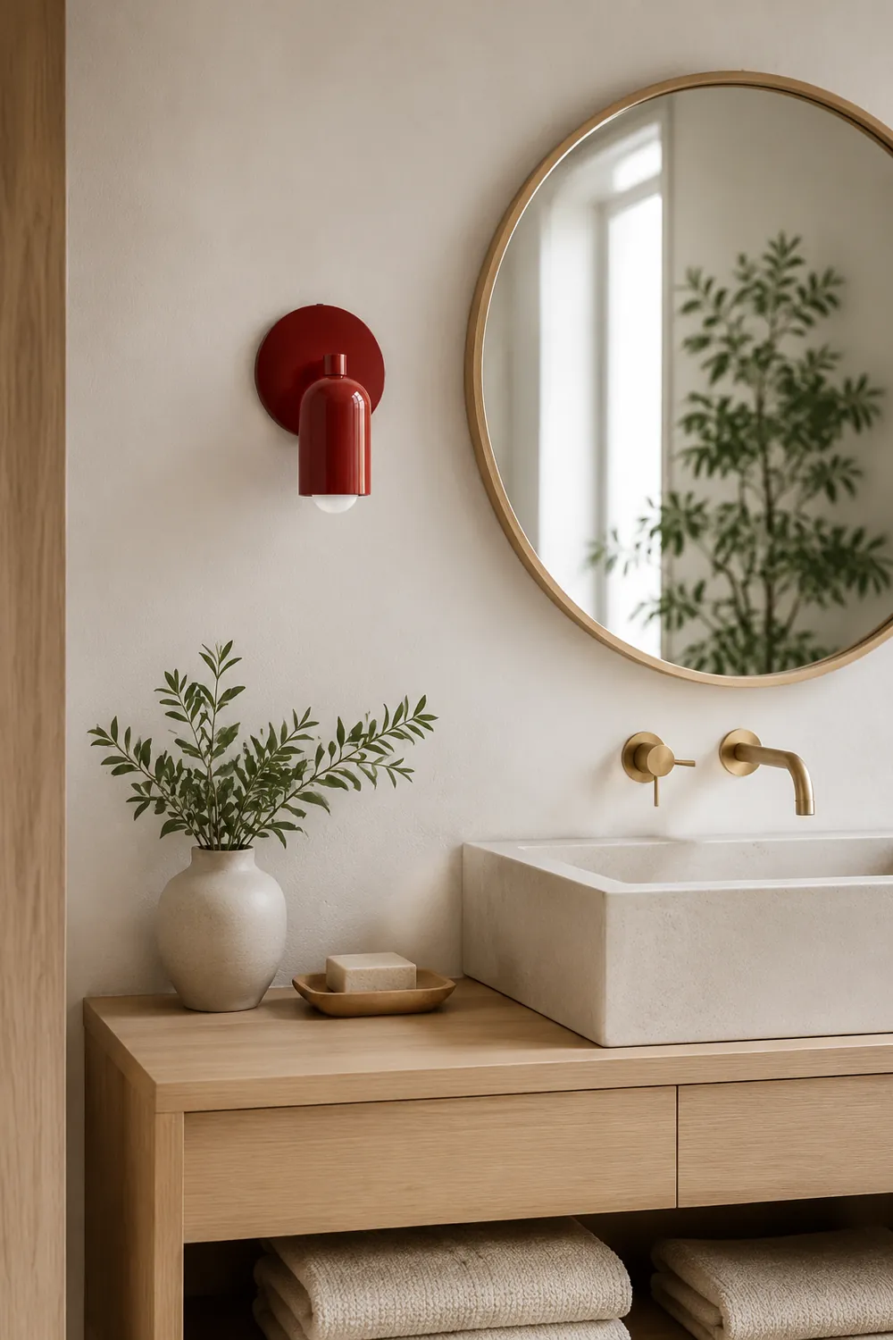 Simple Modern Small Stained Wall Sconce - Lumpaz