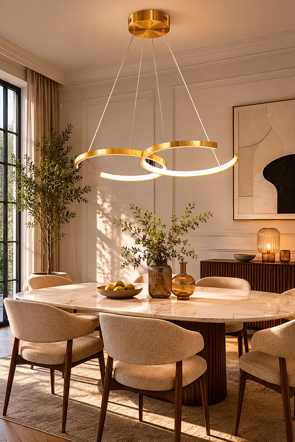 Double Rings Pendant Light - Lumpaz