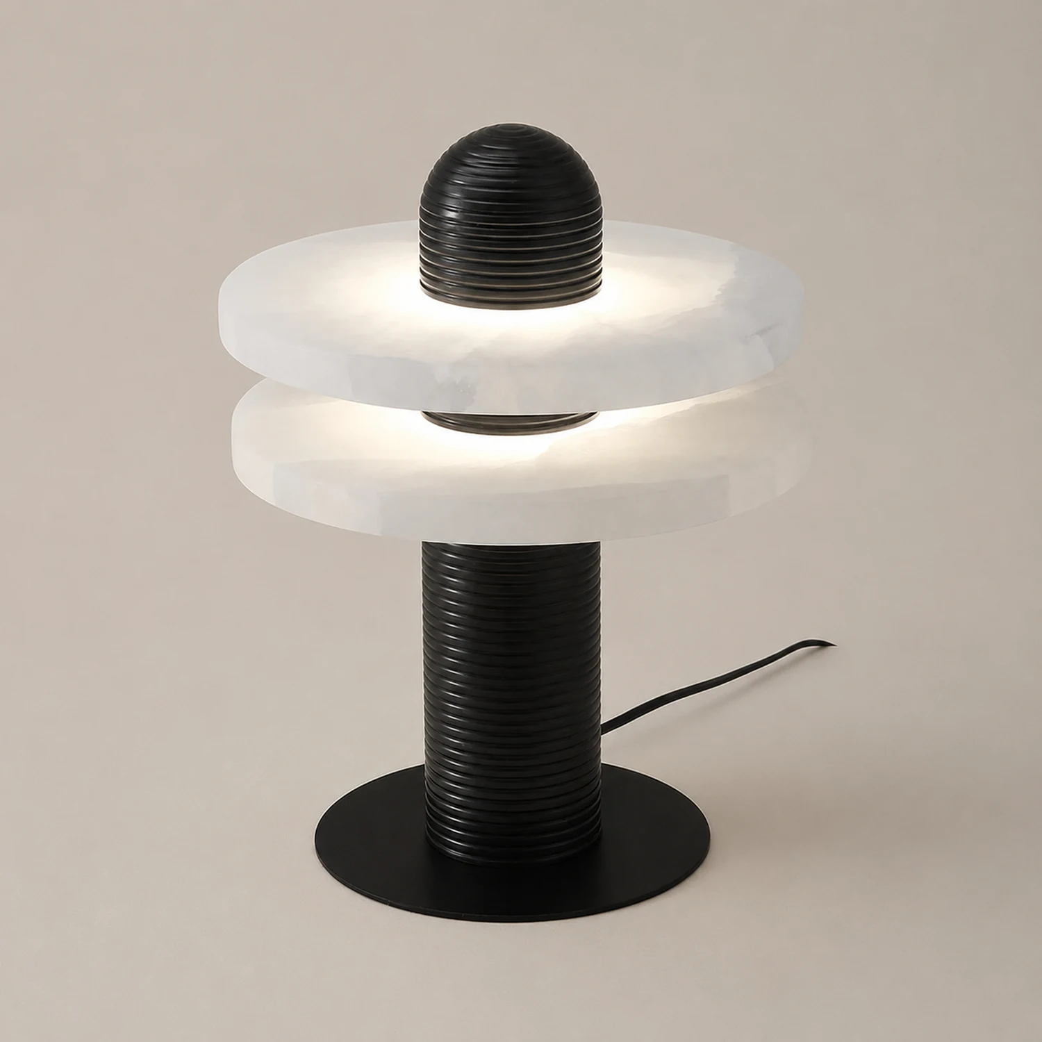 Alabaster Planes Table Lamp - Lumpaz