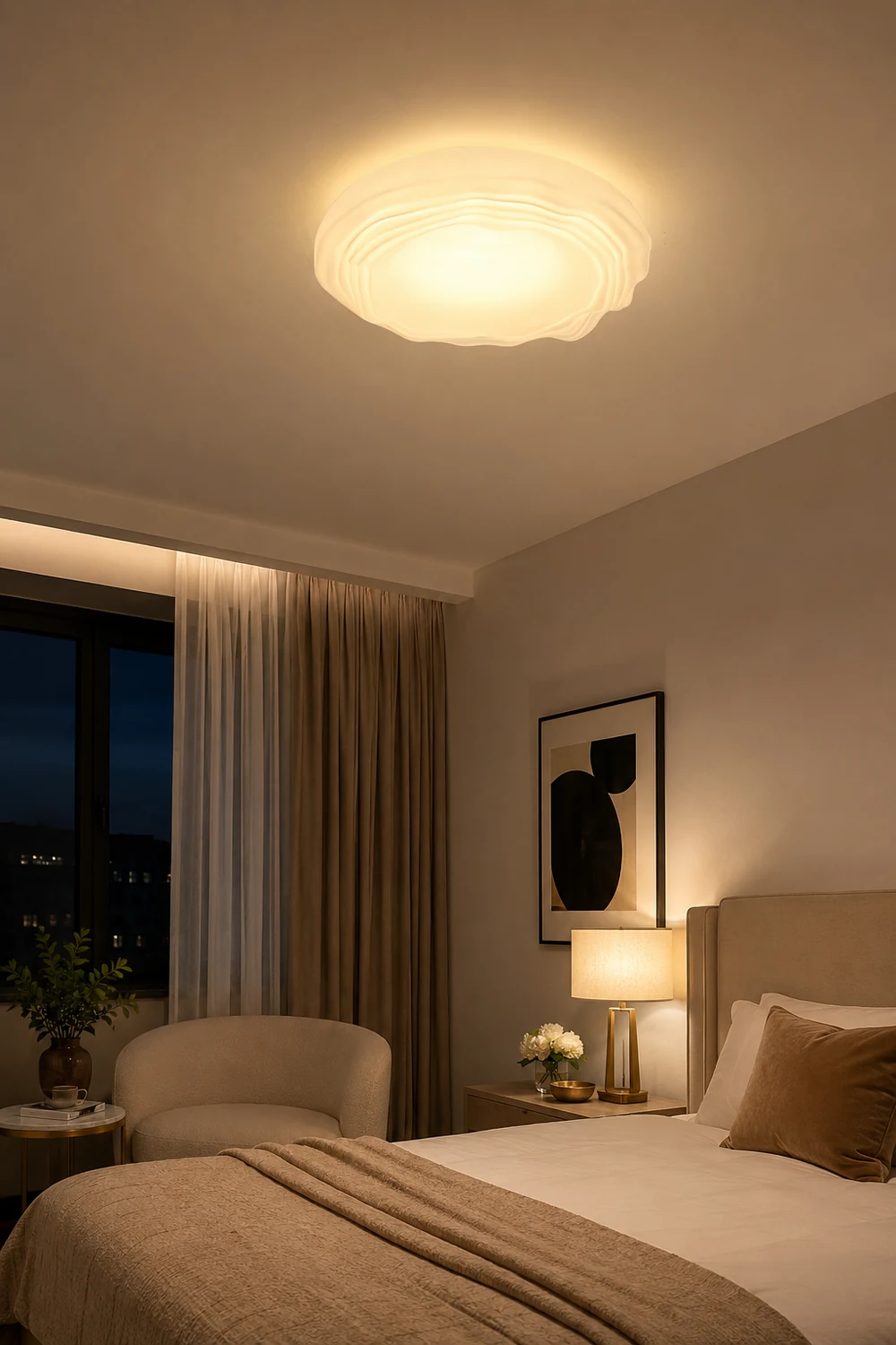 Wave LED Ceiling Lamp - Lumpaz