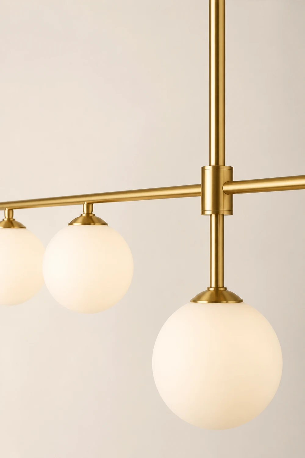 Brass Globe Chandelier - Lumpaz