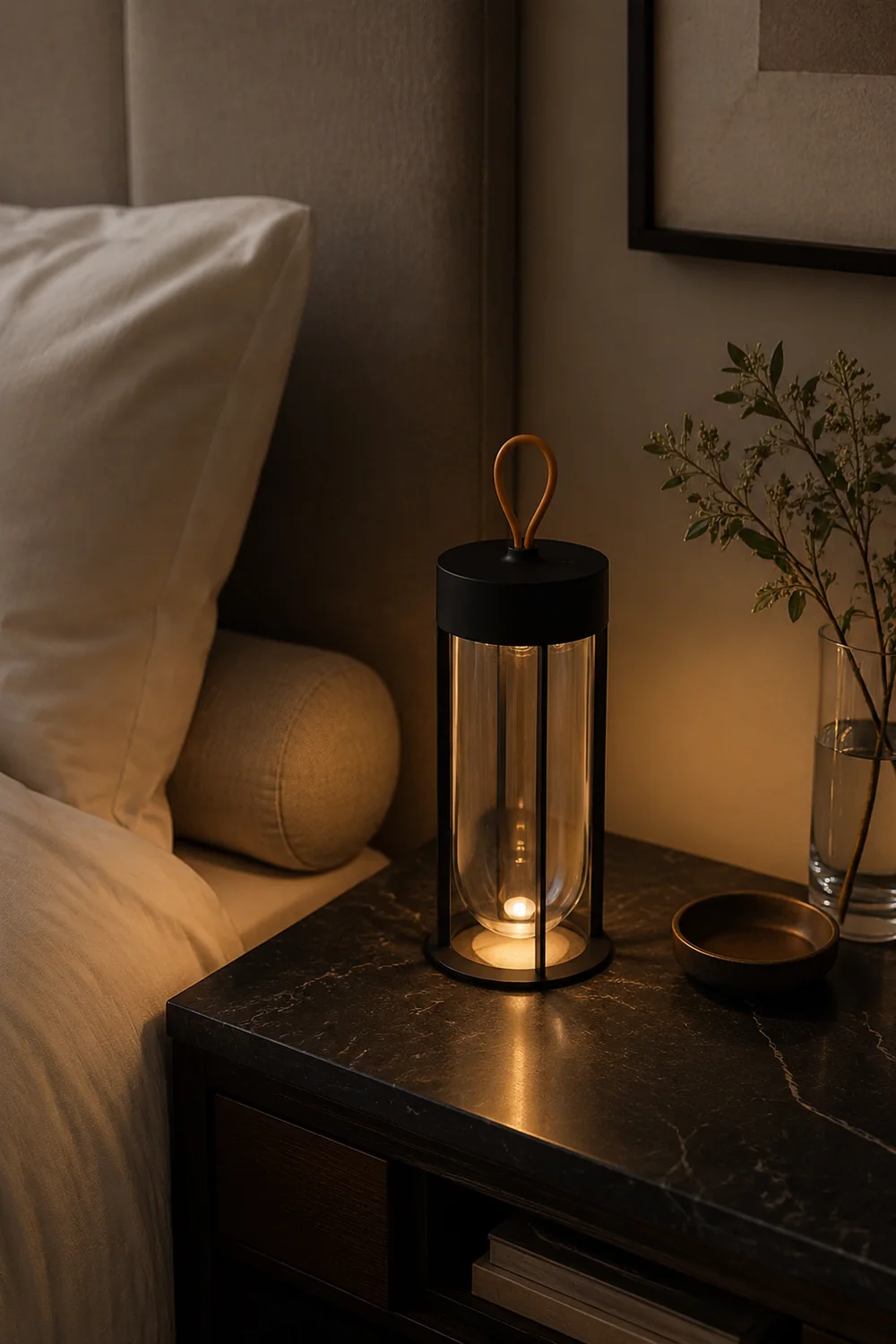 Vitro Built-in Battery Table Lamp - Lumpaz