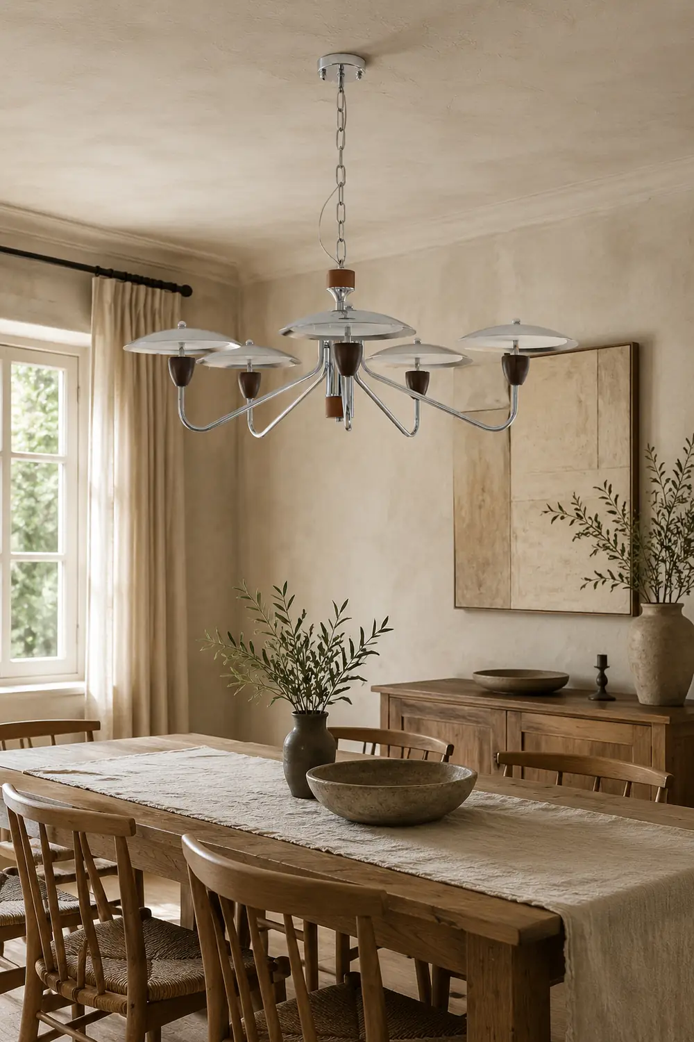 Peggy Chrome Chandelier - Lumpaz