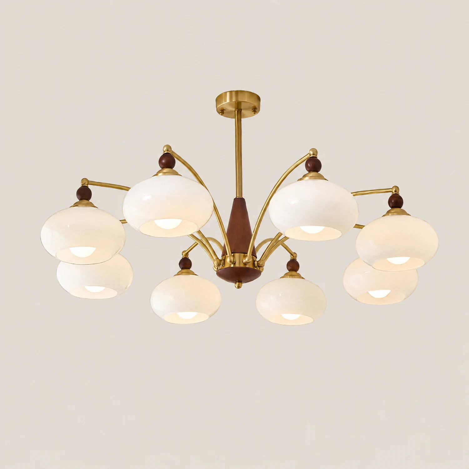 Tillary Wood Chandelier - Lumpaz