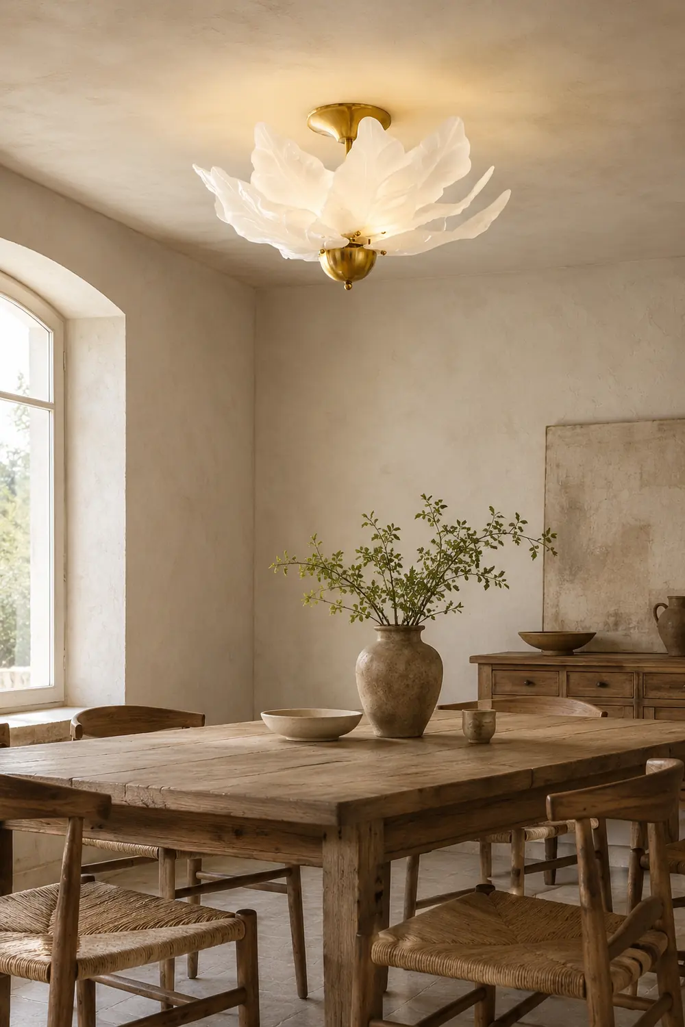 Leaf Glass Ceiling Lamp - Lumpaz