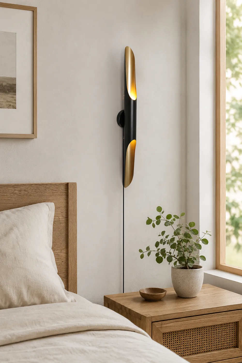 Coltrane Plug In Wall Lamp - Lumpaz