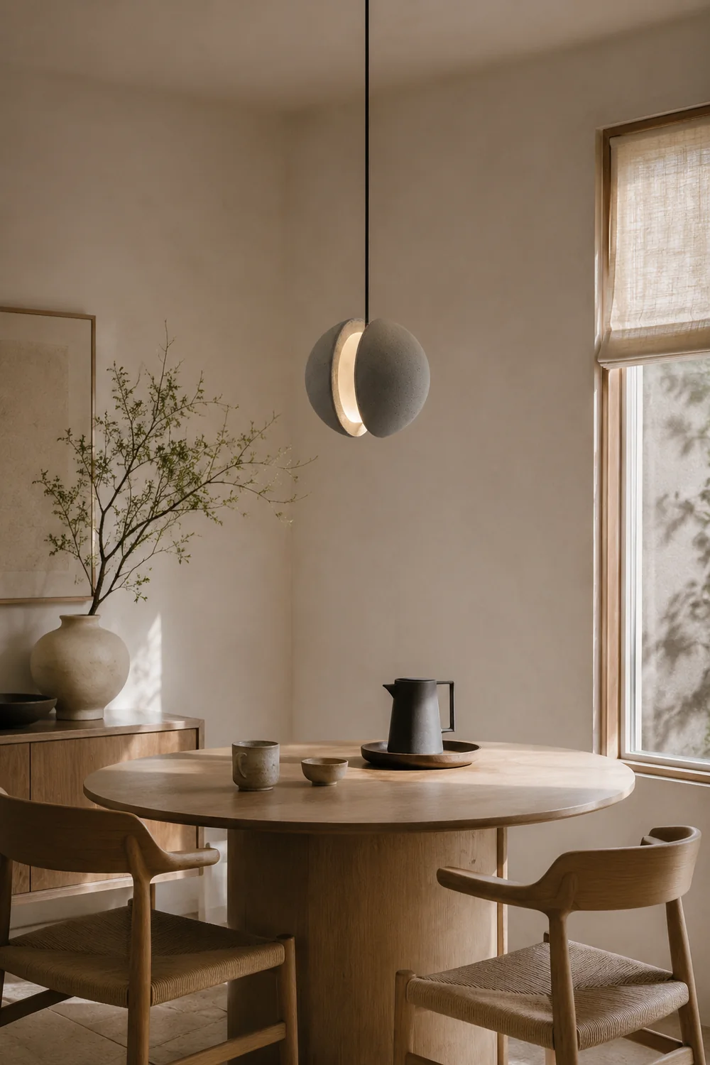 Moon Cement Pendant Lamp - Lumpaz
