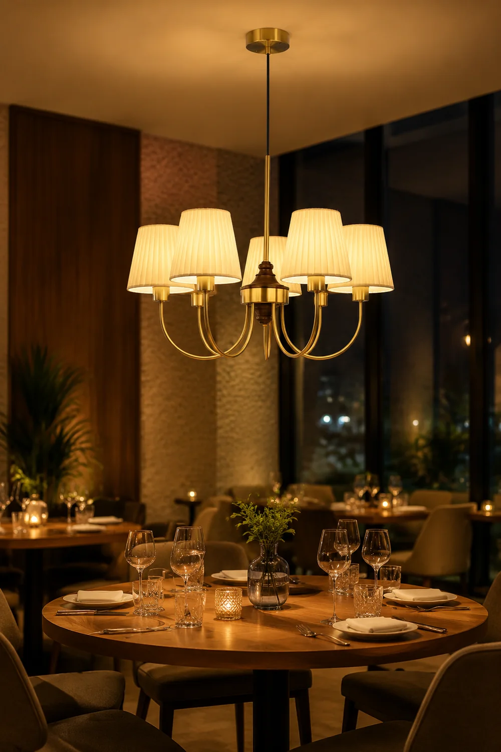 Josef Wood Chandelier - Lumpaz
