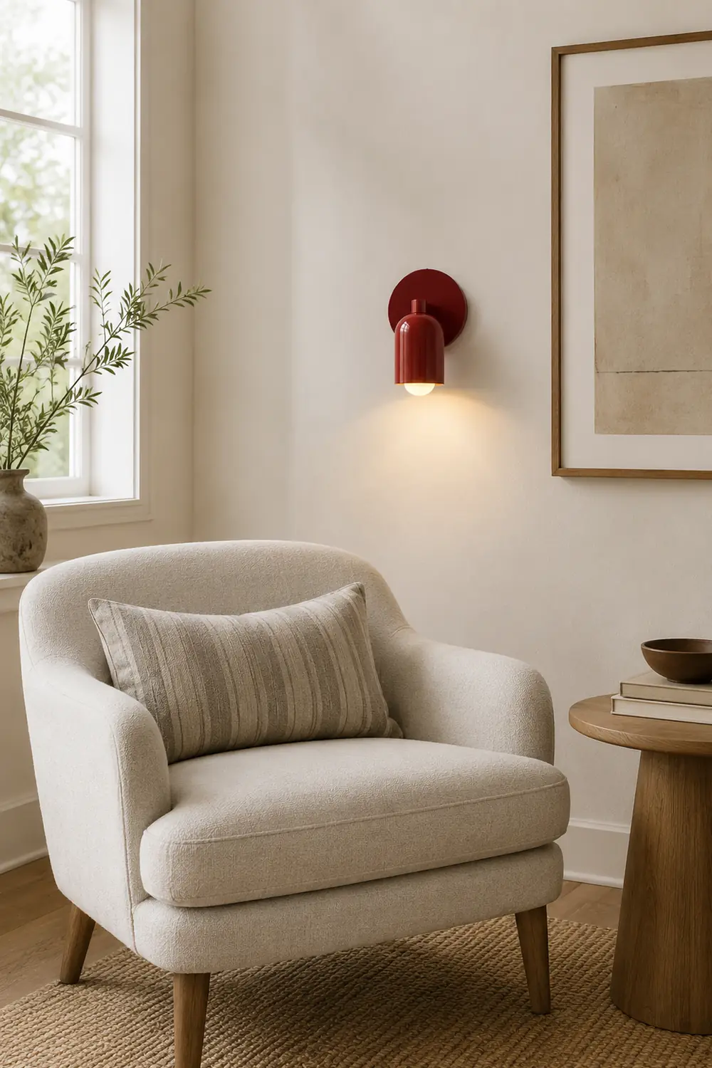 Simple Modern Small Stained Wall Sconce - Lumpaz