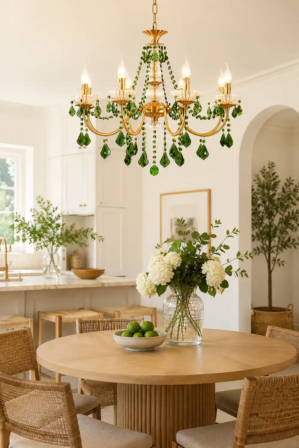 Magdalena Brass Chandelier - Lumpaz