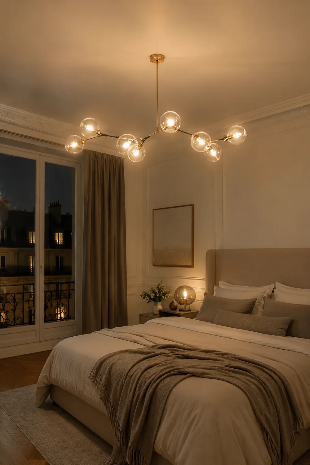 Perry Globe Horizontal Chandelier - Lumpaz